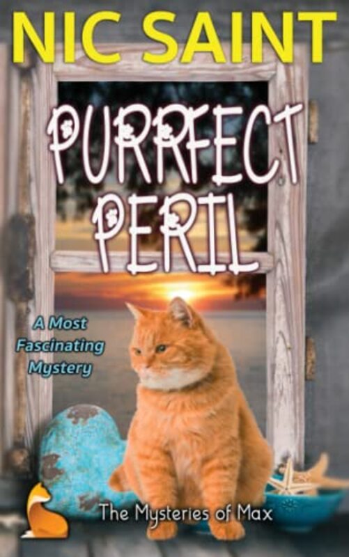Book cover for "Purrfect Peril" by Nic Saint