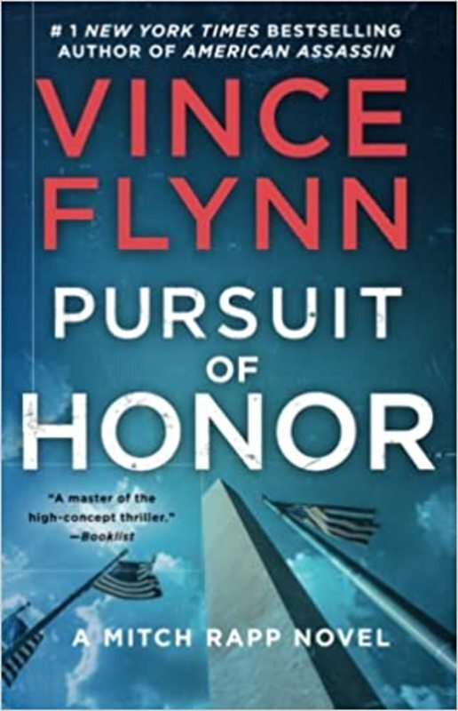 Book cover for "Pursuit of Honor" by Vince Flynn