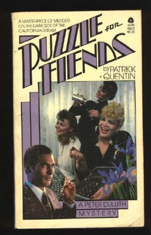 Book cover for "Puzzle for Fiends" by Patrick Quentin