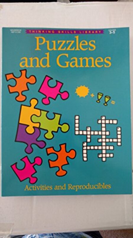 Book cover for "Puzzles and Games" by Peter Lerangis