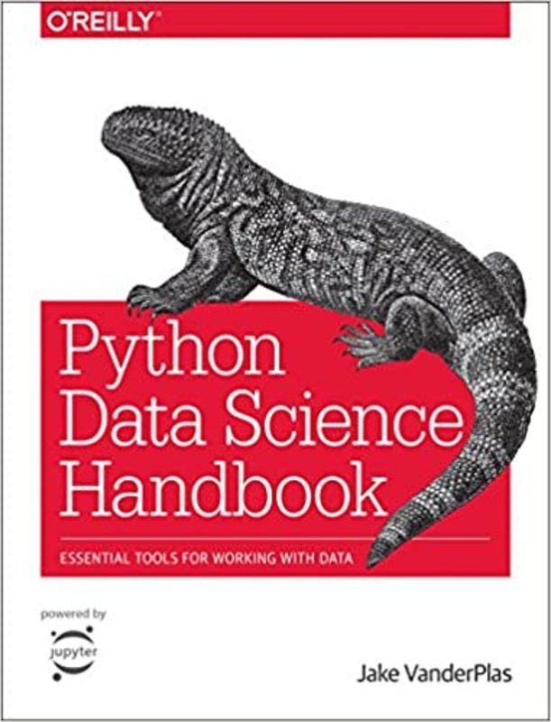 Book cover for "Python Data Science Handbook" by Jake VanderPlas