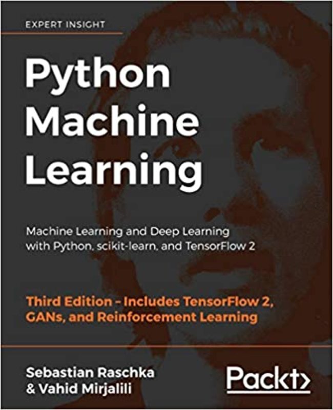 Book cover for "Python Machine Learning" by Sebastian Raschka