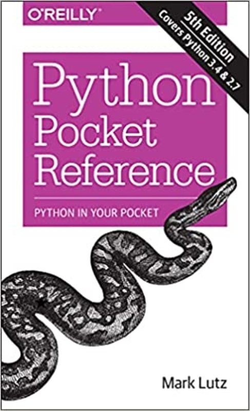 Book cover for "Python Pocket Reference" by Mark Lutz