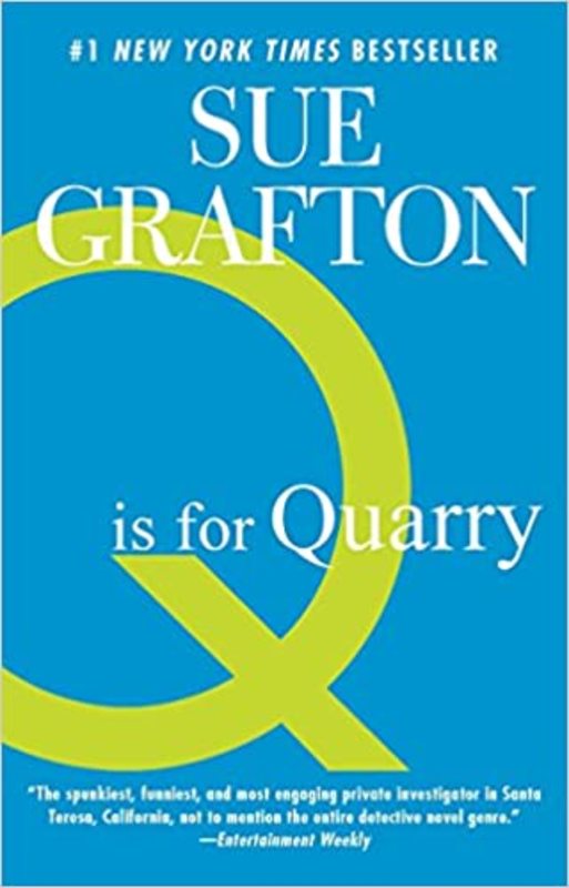 Book cover for "Q is for Quarry" by Sue Grafton