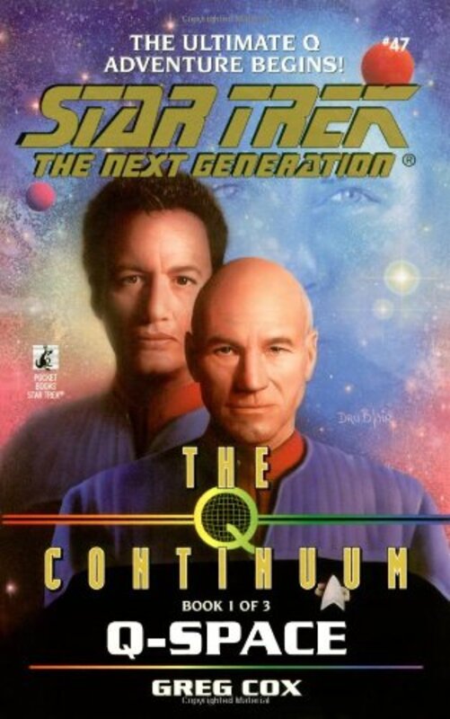 Book cover for "Q-Space" by Greg Cox