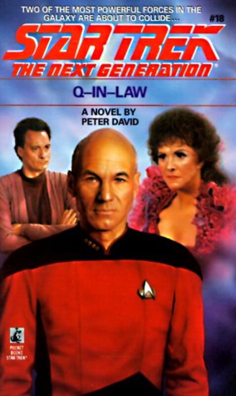 Book cover for "Q-in-Law" by Peter David