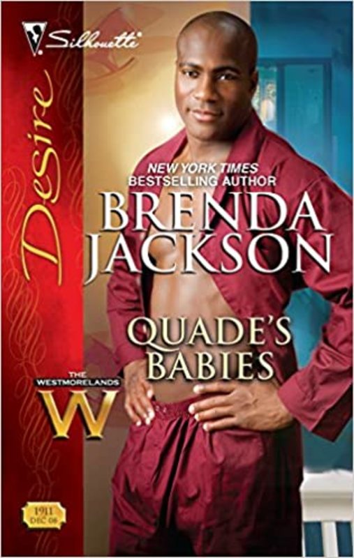 Book cover for "Quade's Babies" by Brenda Jackson