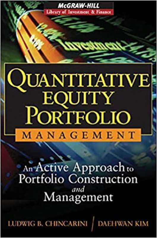 Book cover for "Quantitative Equity Portfolio Management" by Ludwig B Chincarini