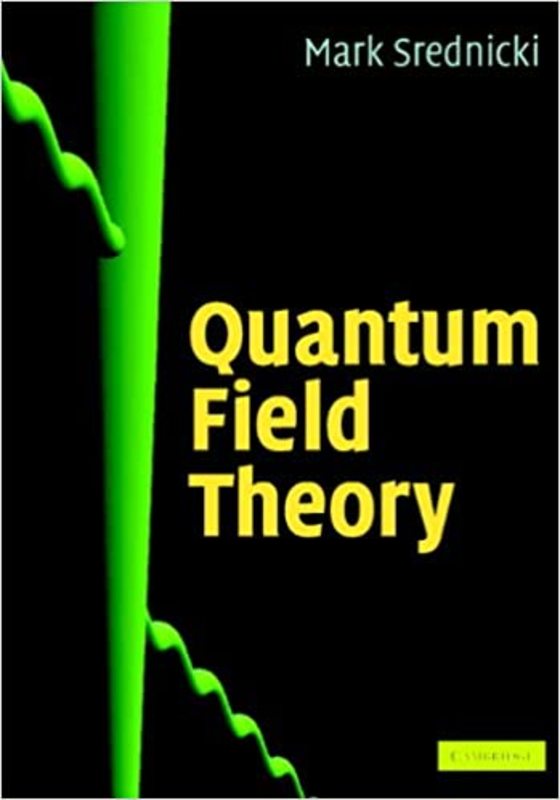 Book cover for "Quantum Field Theory" by Mark Srednicki