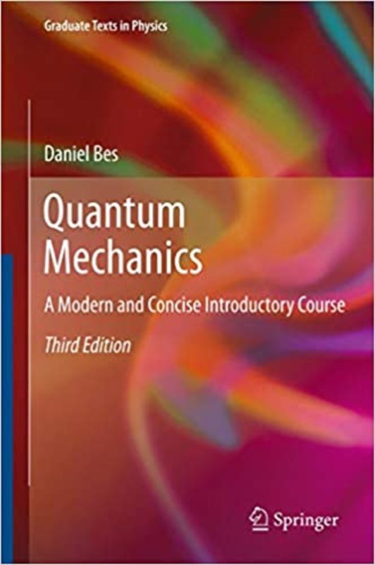 Book cover for "Quantum Mechanics" by Daniel Bes