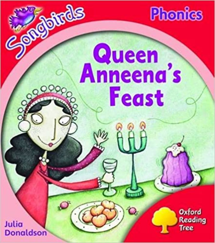 Book cover for "Queen Anneena's Feast" by Julia Donaldson