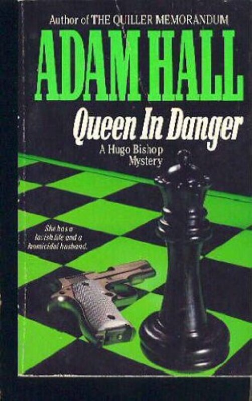 Book cover for "Queen in Danger" by Adam Hall
