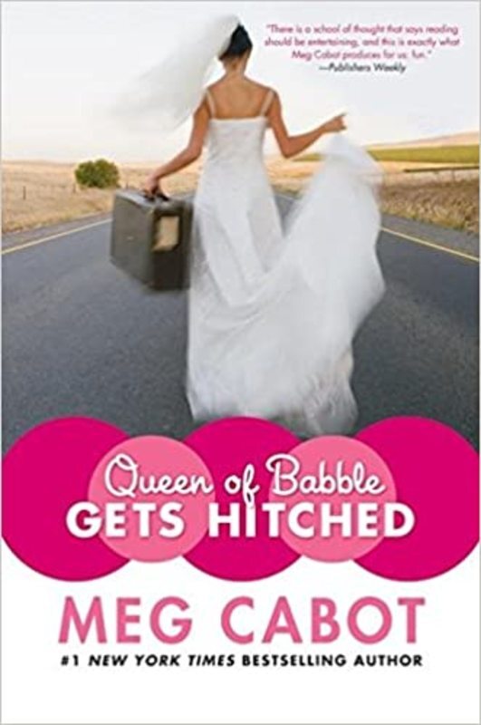 Book cover for "Queen of Babble Gets Hitched"