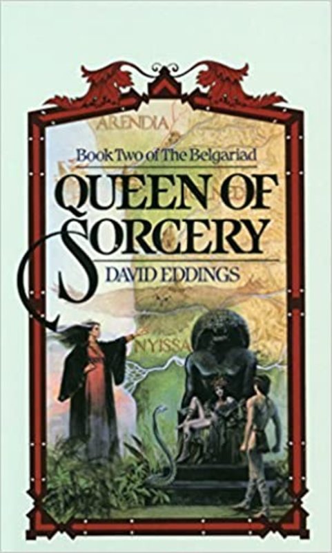 Book cover for "Queen of Sorcery" by David Eddings