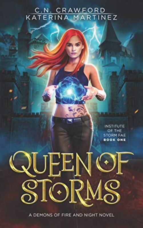 Book cover for "Queen of Storms" by Katerina Martinez