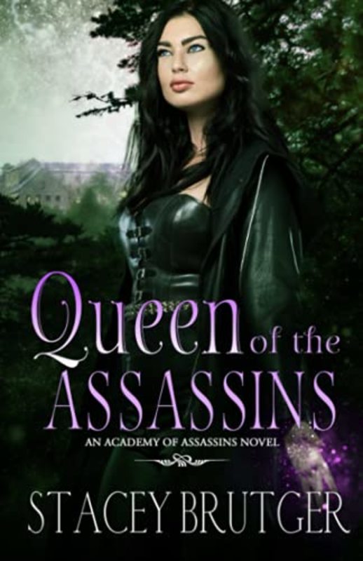 Book cover for "Queen of the Assassins" by Stacey Brutger