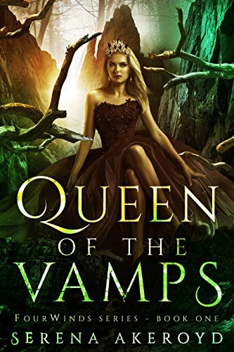Book cover for "Queen of the Vamps" by Serena Akeroyd