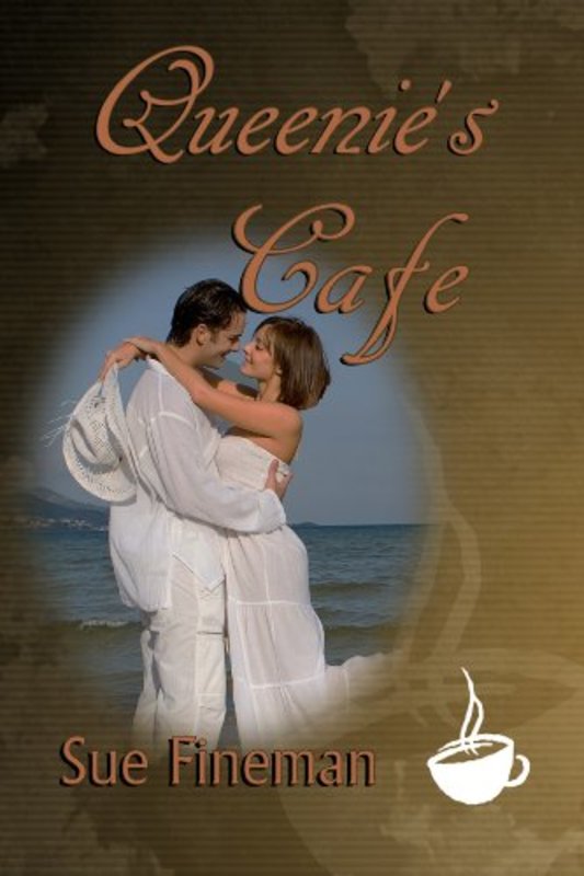 Book cover for "Queenie's Cafe" by Sue Fineman