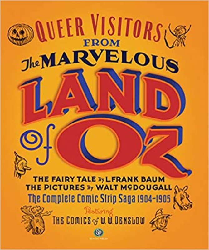 Book cover for "Queer Visitors from the Marvelous Land of Oz" by L Frank Baum