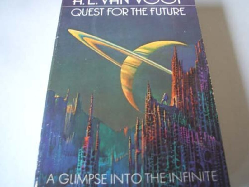 Book cover for "Quest For The Future" by AE van Vogt