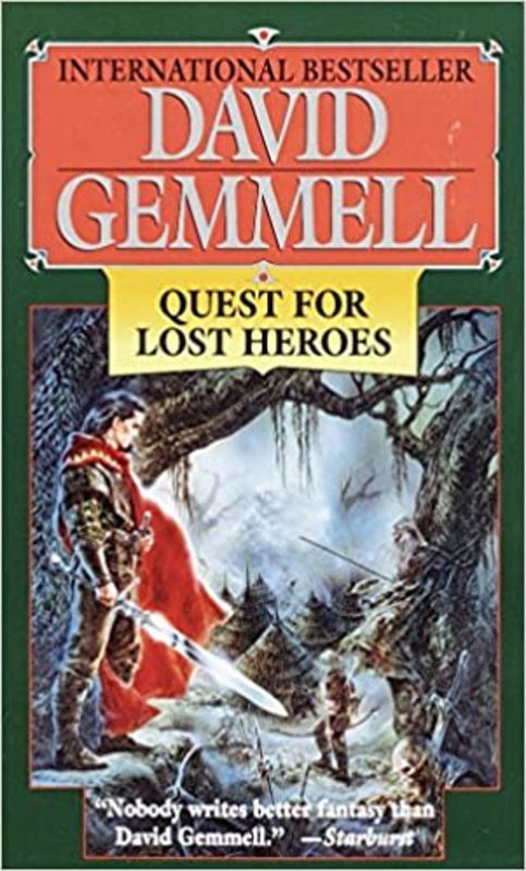 Book cover for "Quest for Lost Heroes" by David Gemmell