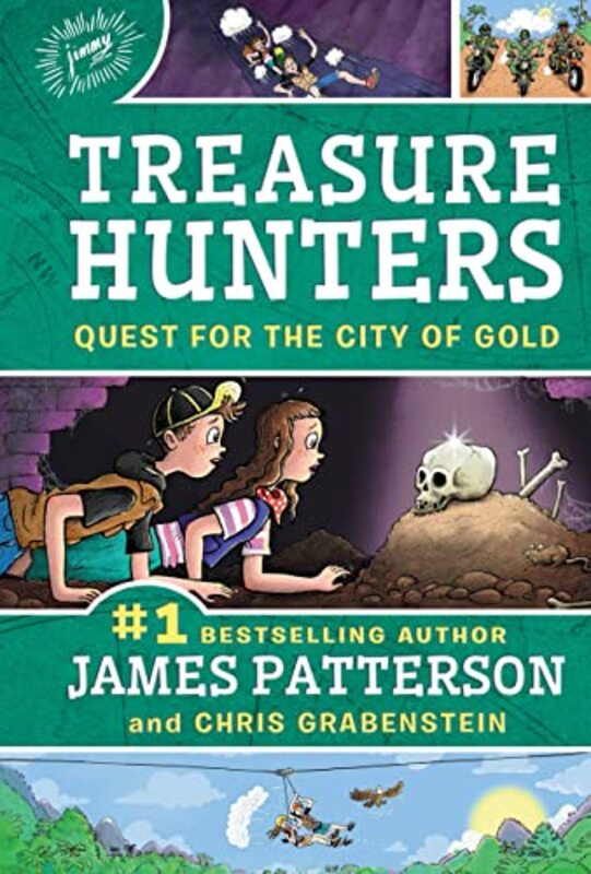 Book cover for "Quest for the City of Gold" by James Patterson