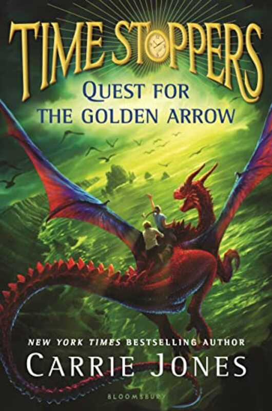 Book cover for "Quest for the Golden Arrow" by Carrie Jones