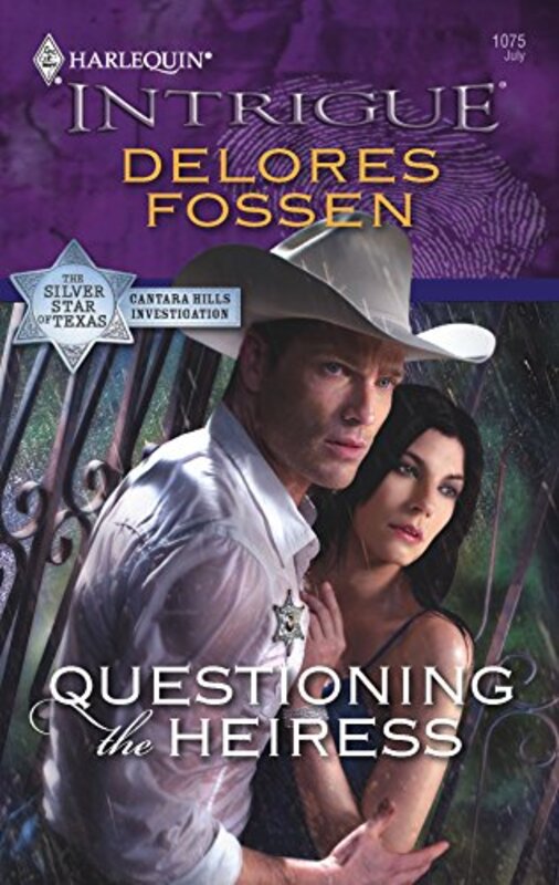 Book cover for "Questioning the Heiress" by Delores Fossen
