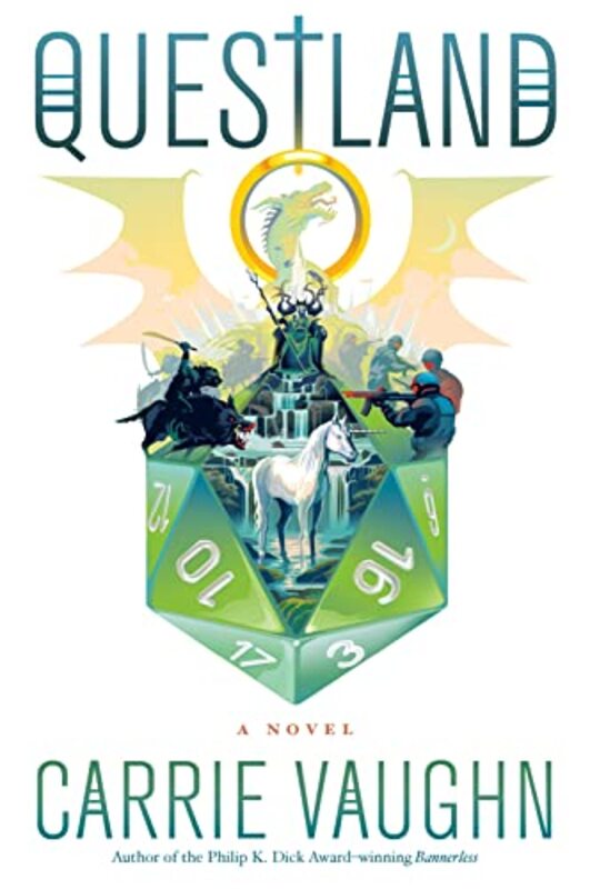Book cover for "Questland" by Carrie Vaughn