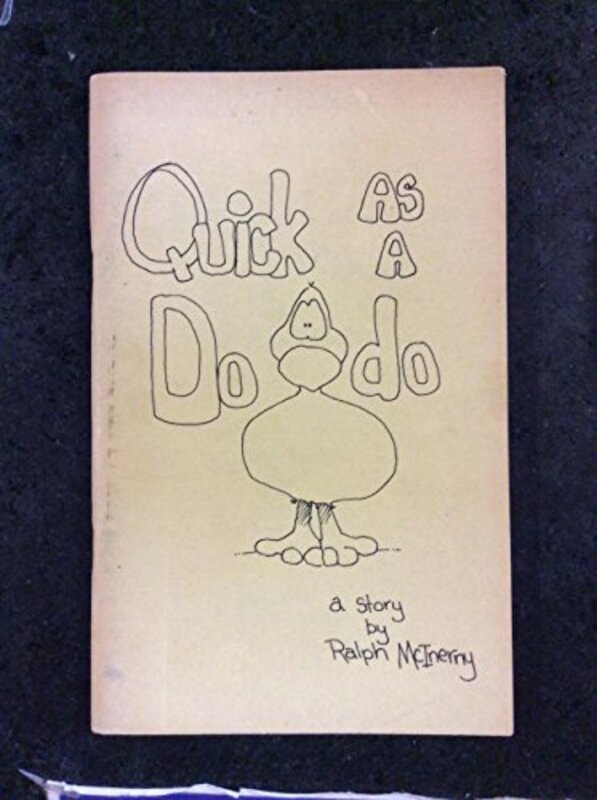 Book cover for "Quick as a Dodo" by Ralph McInerny