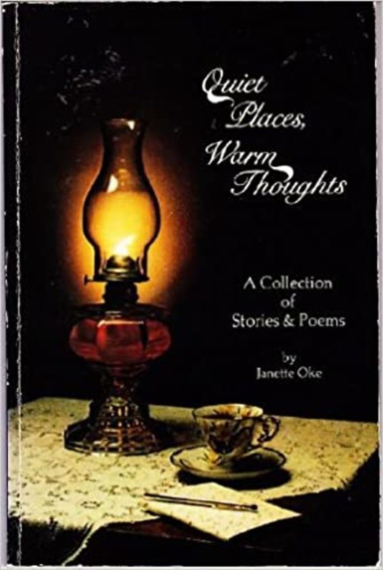 Book cover for "Quiet Places, Warm Thoughts" by Janette Oke