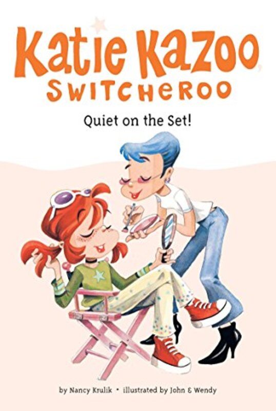 Book cover for "Quiet on the Set!" by Nancy Krulik