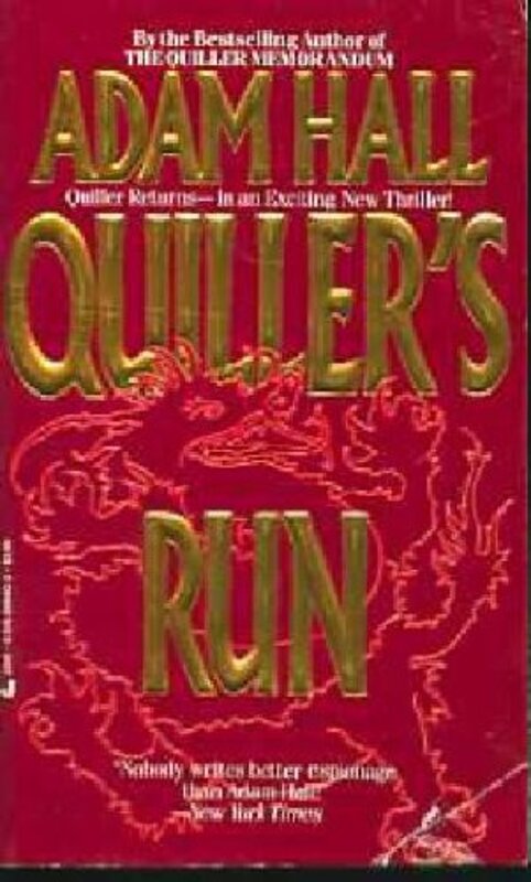 Book cover for "Quiller's Run" by Adam Hall