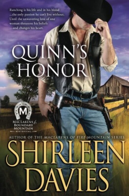 Book cover for "Quinn's Honor" by Shirleen Davies