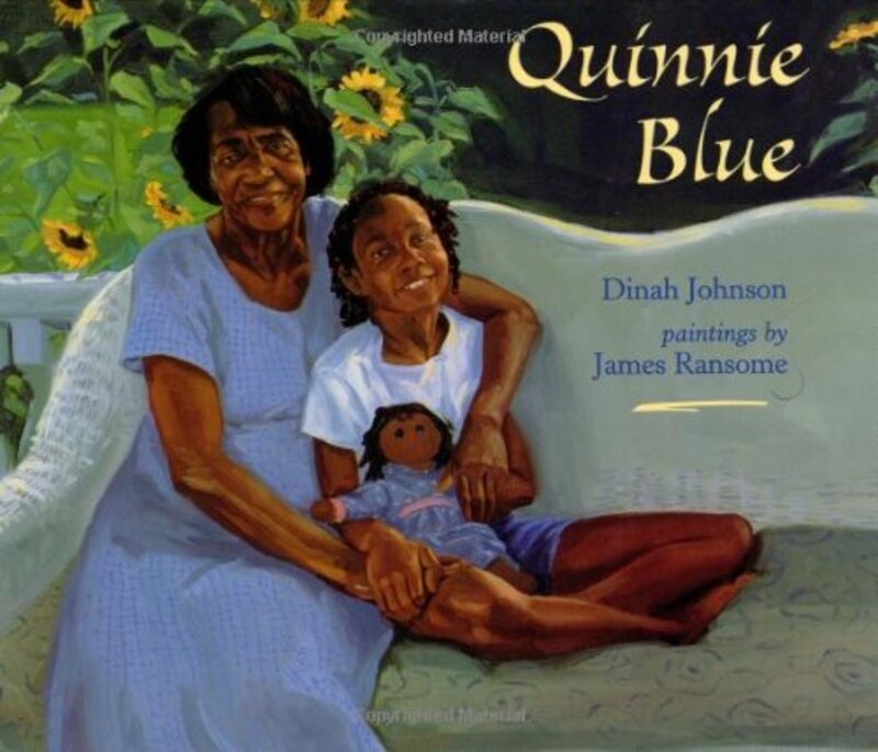 Book cover for "Quinnie Blue" by James E Ransome