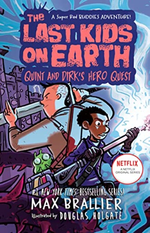 Book cover for "Quint and Dirk's Hero Quest" by Max Brallier
