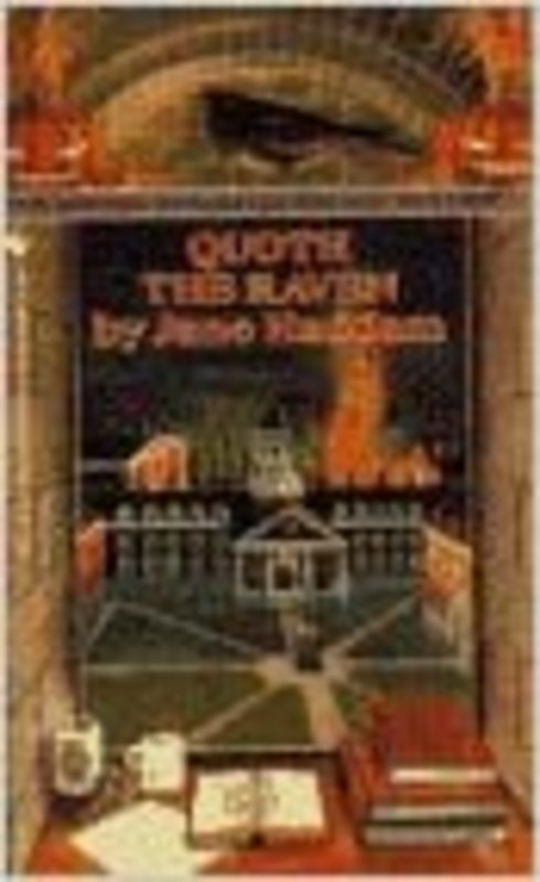 Book cover for "Quoth the Raven" by Jane Haddam