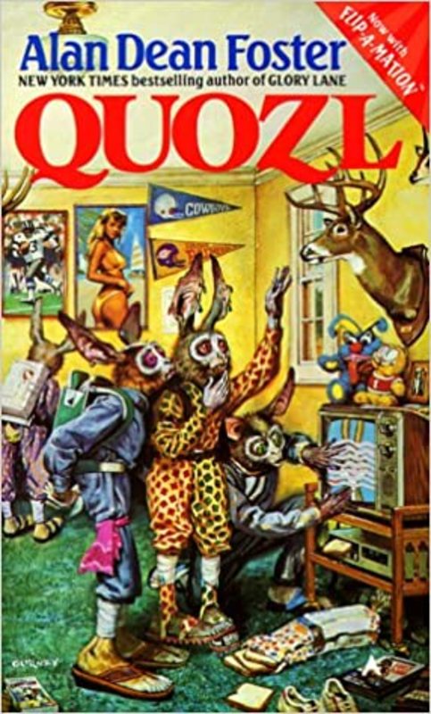Book cover for "Quozl" by Alan Dean Foster
