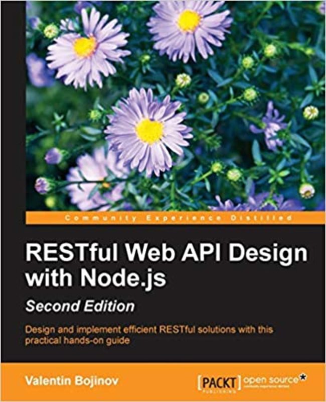 Book cover for "RESTful Web API Design with Node.js" by Valentin Bojinov