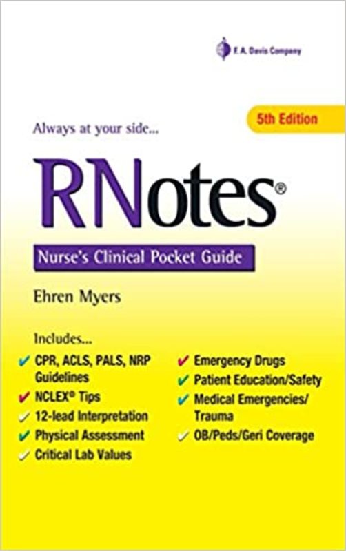 Book cover for "RNotes" by Ehren Myers