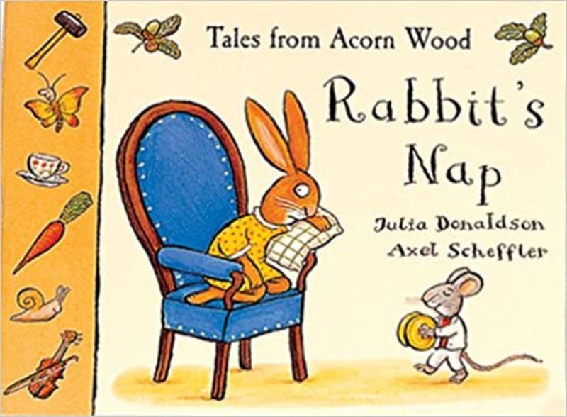 Book cover for "Rabbit's Nap" by Julia Donaldson