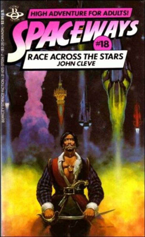 Book cover for "Race Across the Stars" by Roland J Green