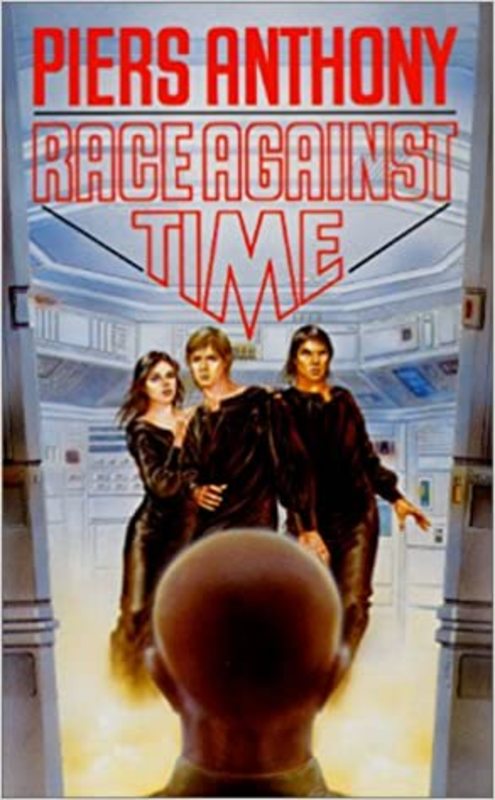 Book cover for "Race Against Time" by Piers Anthony