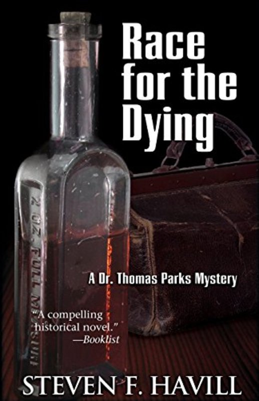Book cover for "Race for the Dying" by Steven F Havill