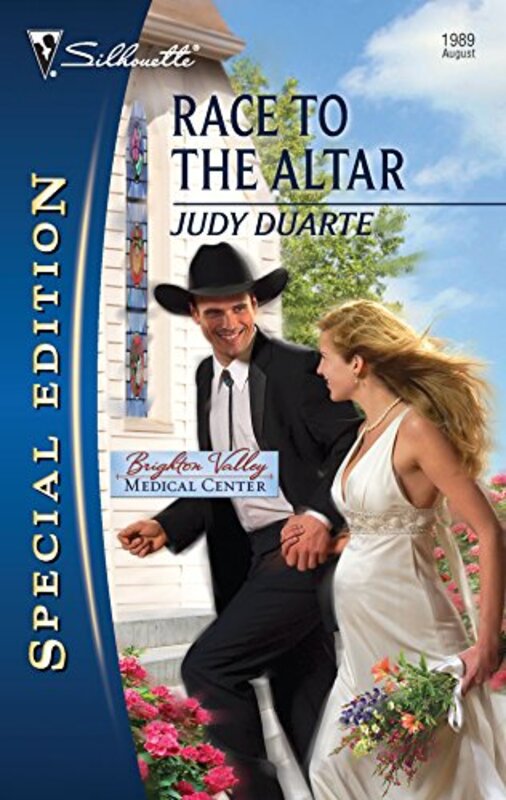 Book cover for "Race to the Altar" by Judy Duarte