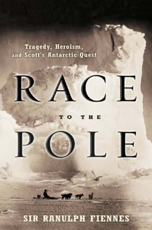 Book cover for "Race to the Pole" by Ranulph Fiennes