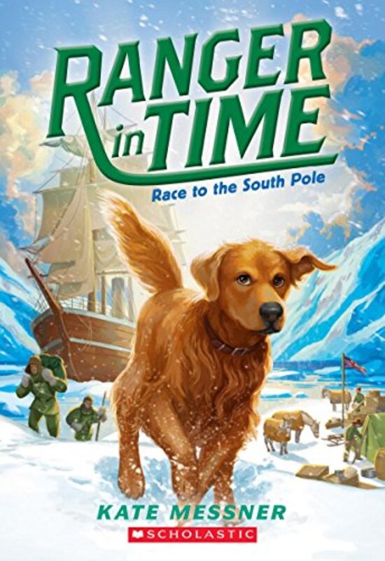 Book cover for "Race to the South Pole" by Kate Messner