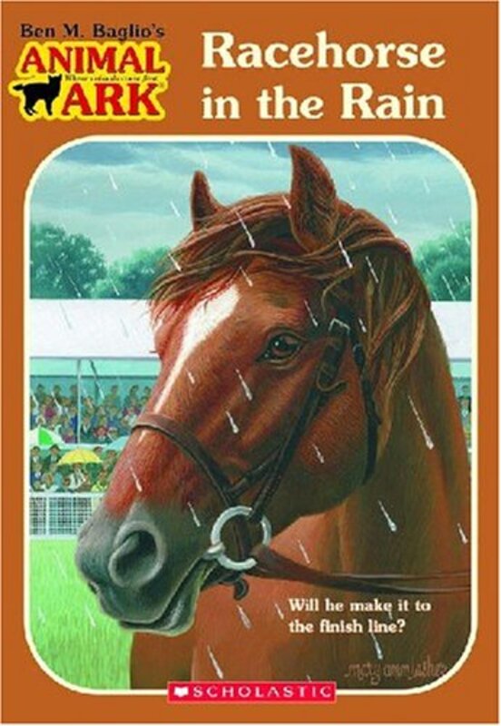 Book cover for "Racehorse in the Rain" by Ben M Baglio