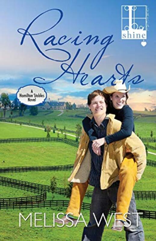 Book cover for "Racing Hearts" by Melissa West