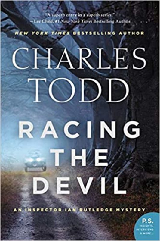 Book cover for "Racing the Devil" by Charles Todd